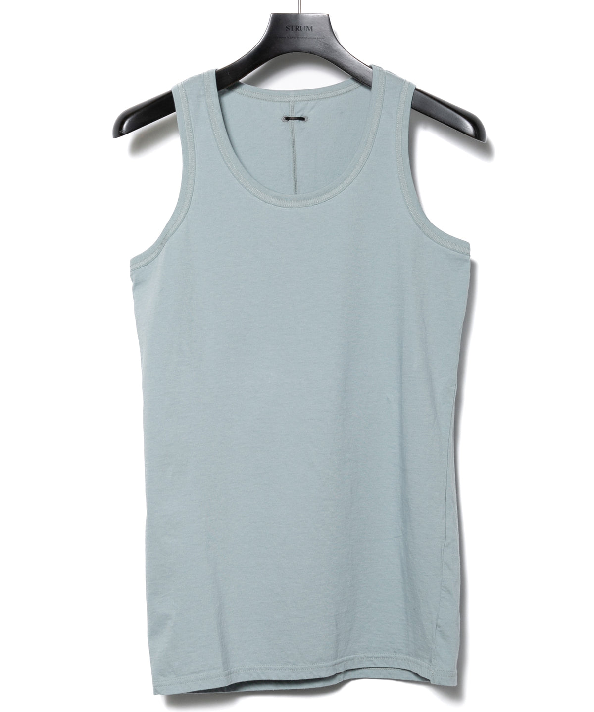 Natural Soft Cotton Tank Top (tight fit) - GRAY GREEN