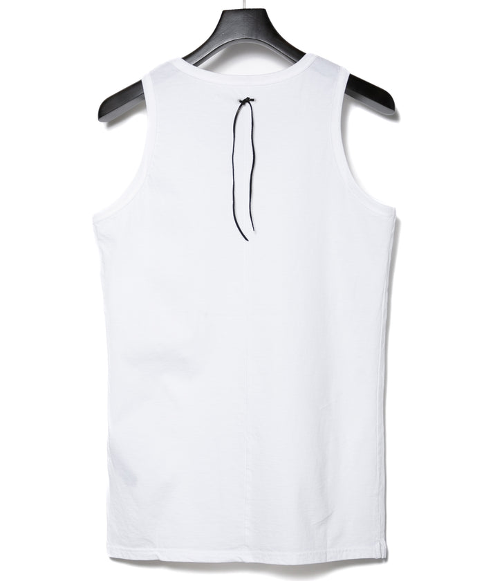 Natural Soft Cotton Tank Top (tight fit) - WHITE