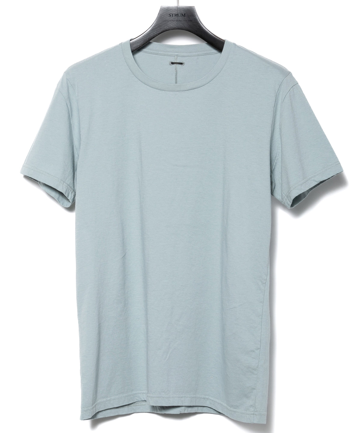 Natural Soft Cotton Crew Neck T-shirt (Just Fit) - GRAY GREEN