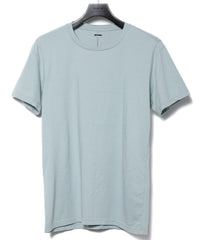 Natural Soft Cotton Crew Neck T-shirt (Just Fit) - GRAY GREEN