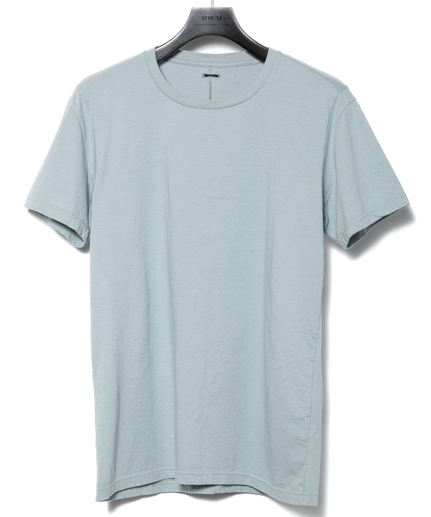 画像をギャラリービューアに読み込む, 30/-ナチュラルソフト天竺 クルーネック Tシャツ（ジャストフィット） - GRAY GREEN