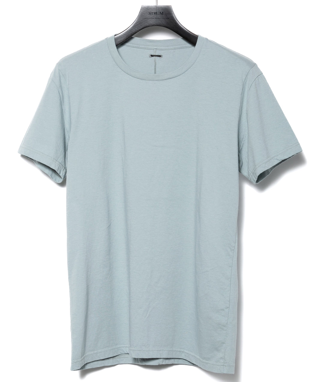 30/-ナチュラルソフト天竺 クルーネック Tシャツ（ジャストフィット） - GRAY GREEN