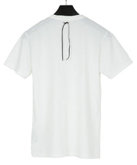 Load image into Gallery viewer, Natural Soft Cotton V neck T-shirt - WHITE