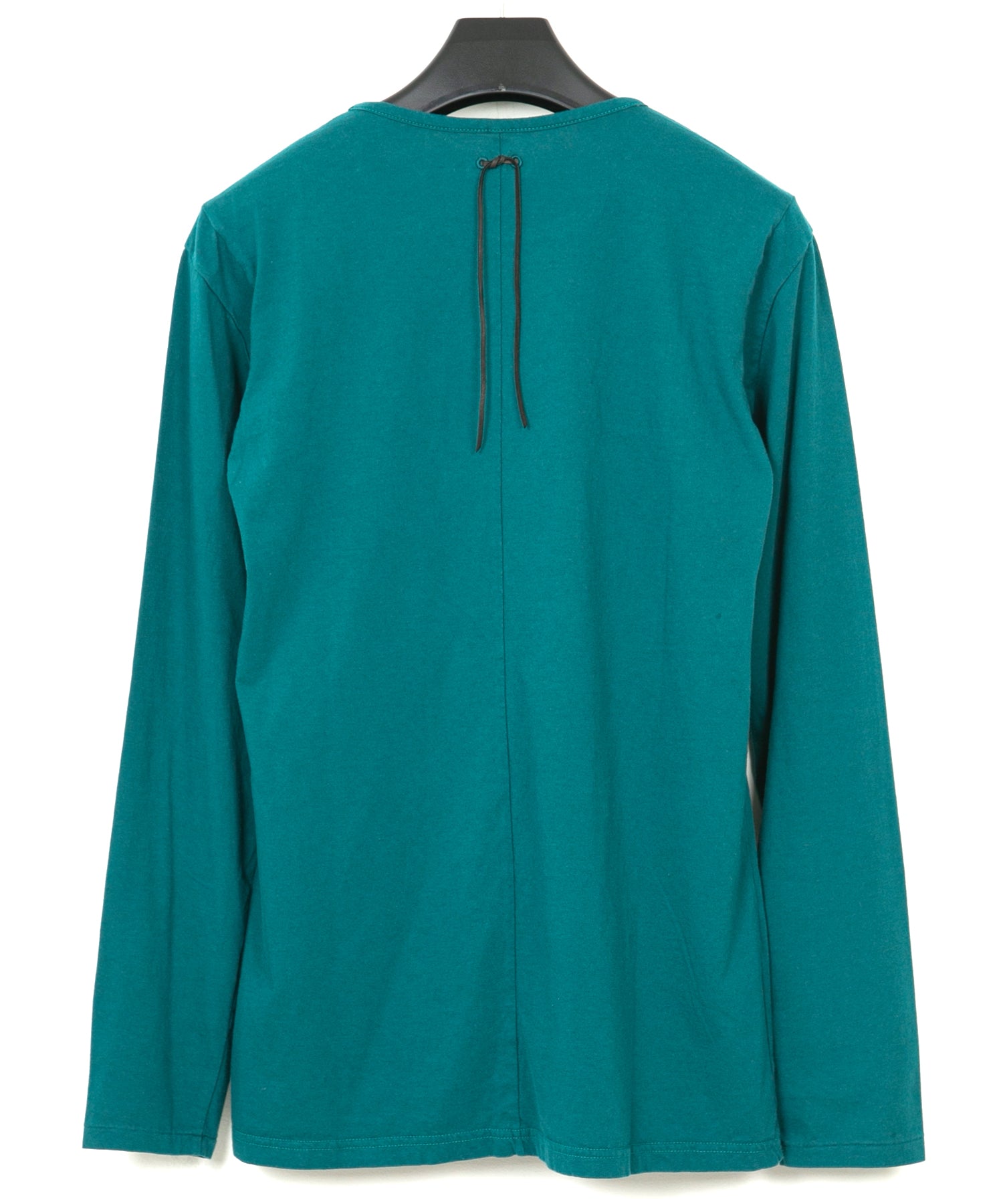 Load image into Gallery viewer, 30/- Natural soft jersey crew neck long sleeve T-shirt - TURQUOISE