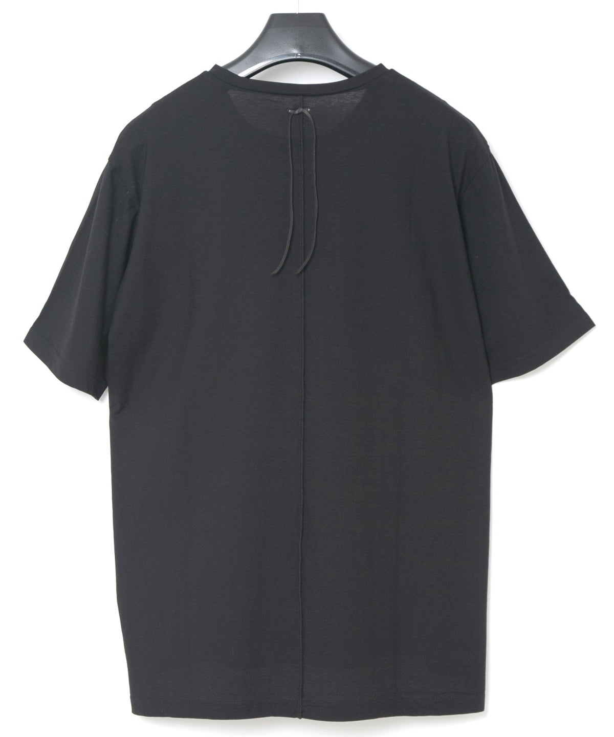 接触冷感 ガス強撚天竺 H/S T シャツ - BLACK