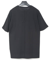 接触冷感 ガス強撚天竺 H/S T シャツ - BLACK