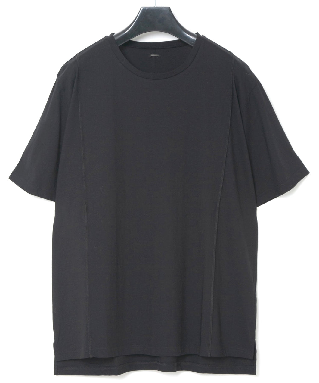 Hight Twisted Single Jersey H/S T-Shirts - BLACK