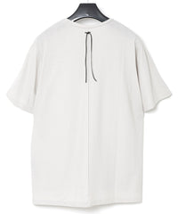 接触冷感 ガス強撚天竺 H/S T シャツ - ASH