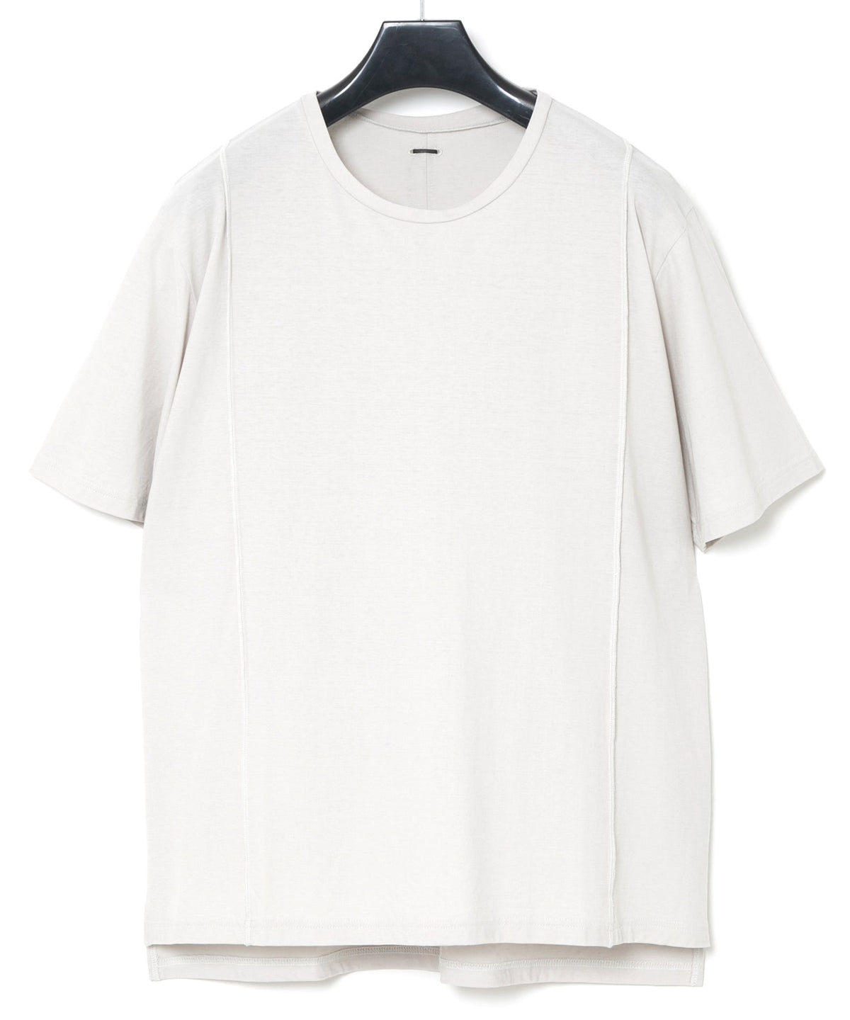 接触冷感 ガス強撚天竺 H/S T シャツ - ASH