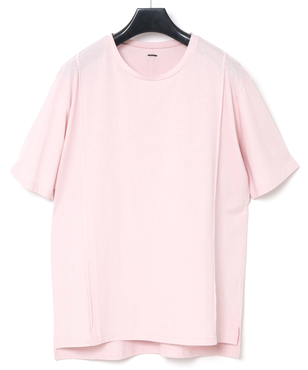 Hight Twisted Single Jersey H/S T-Shirts - PINK