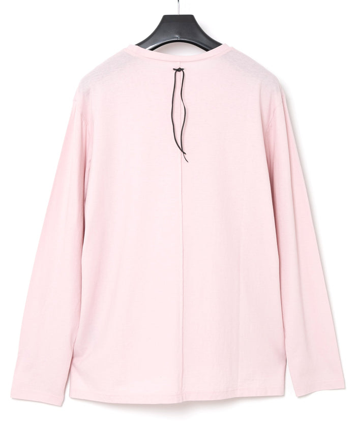 接触冷感 ガス強撚天竺 L/S T シャツ - PINK