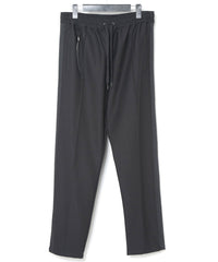 Load image into Gallery viewer, Polyester Cupra Nylon Jersey Track Tapered Pants - BLACK