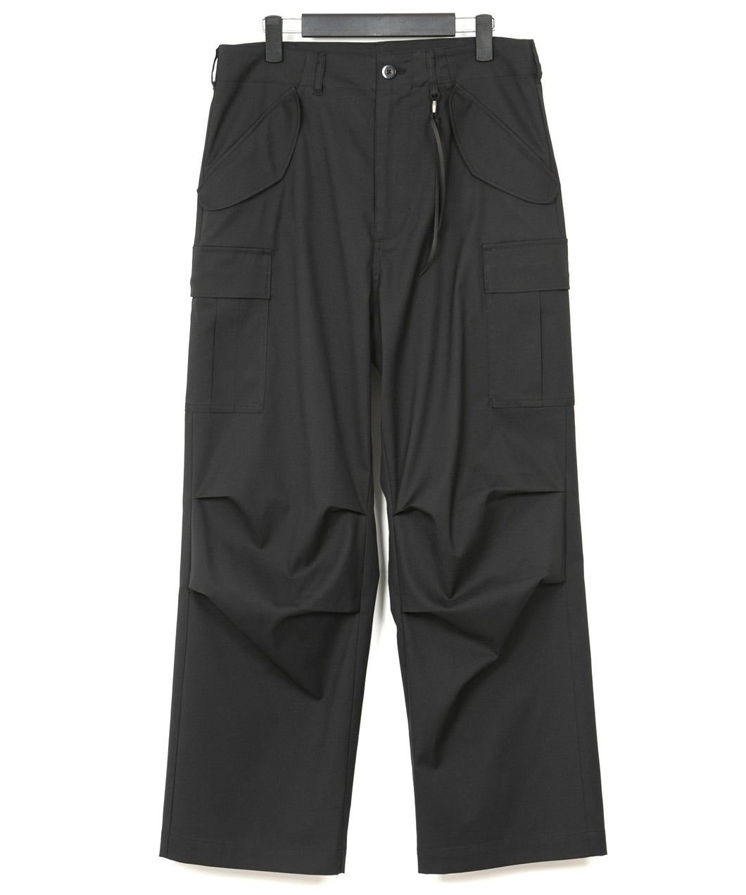 Cotton Poly Plain Weave Field Cargo Pants - BLACK