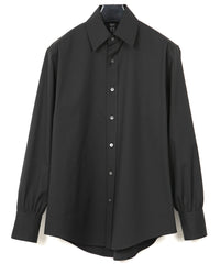 Load image into Gallery viewer, Cotton Poly Plain Weave L/S Shirt - BLACK