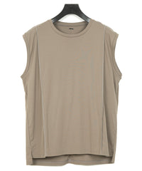 50/1 Supima Cotton High Twist Double Jersey Sleeveless Cut and Sewn - OLIVE