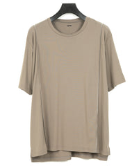 50/1 Supima Cotton High Twist Double Jersey Crew Neck T-Shirt - OLIVE