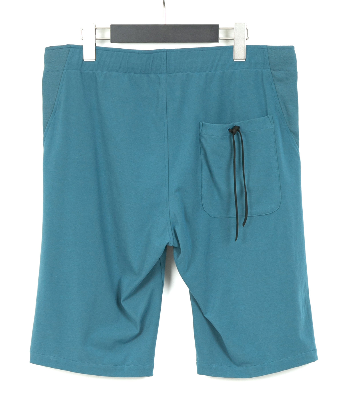 Cotton nylon stretch jersey shorts - TURQUOISE