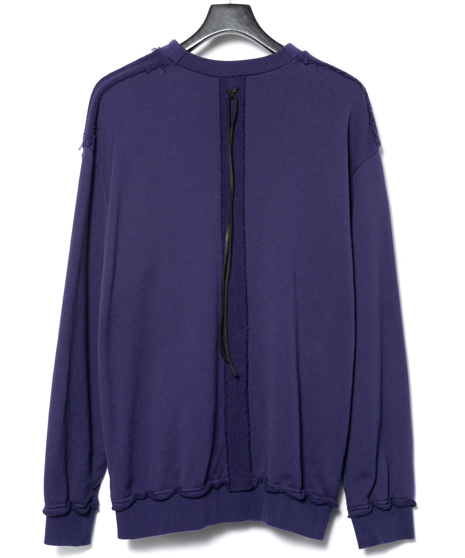 Hard Twist Yarn Heavy Pile Crew Neck Sweatshirt - PURPLE – STRUM