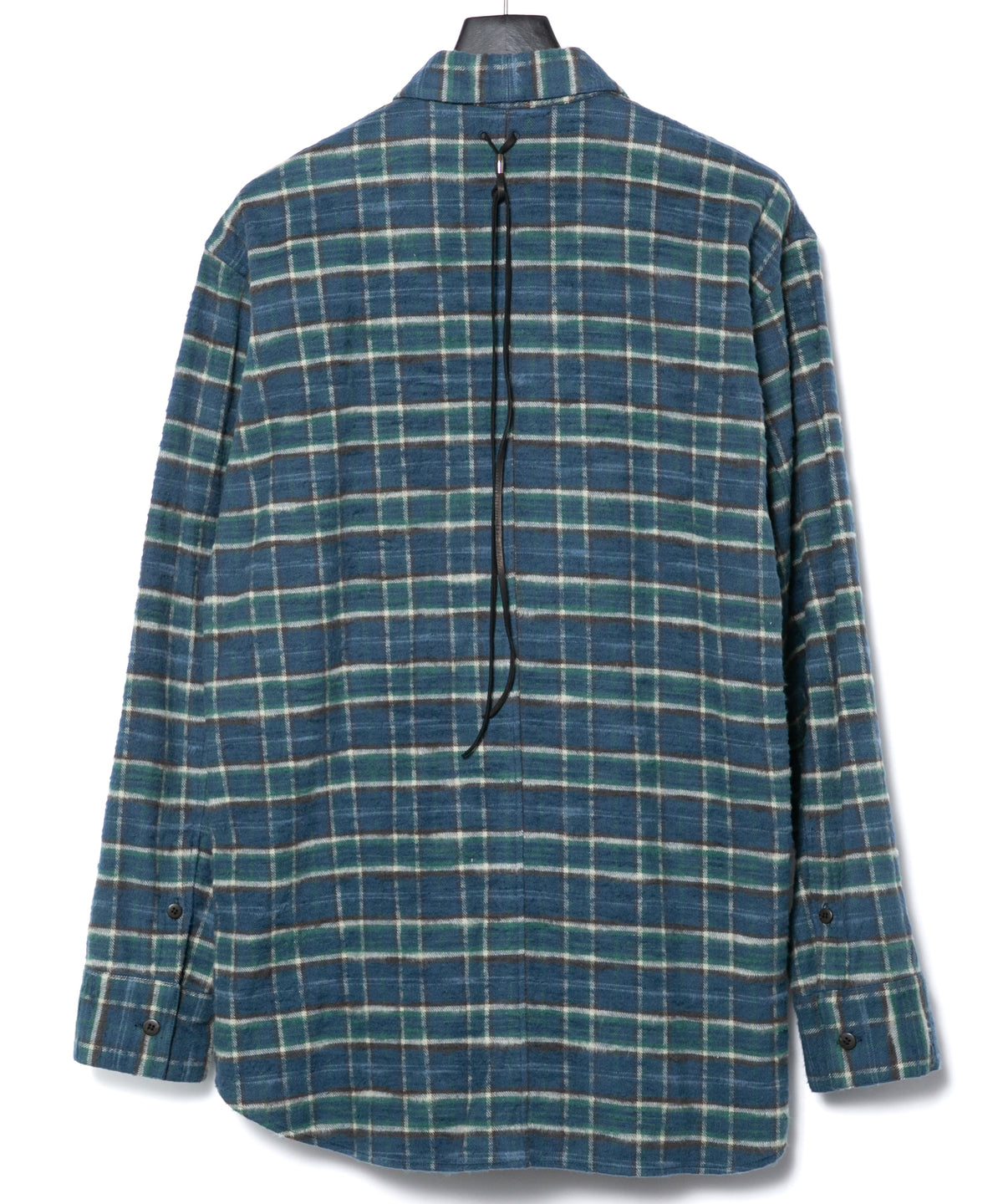Vintage Brushed Check Twill Shirts - BLUE