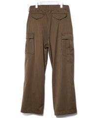 Washable High Density Wool polyethylene Twill Cargo Pants - KHAKI