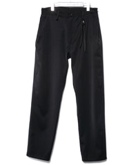 Washable High Density Wool polyethylene Twill Chino Pants - BLACK