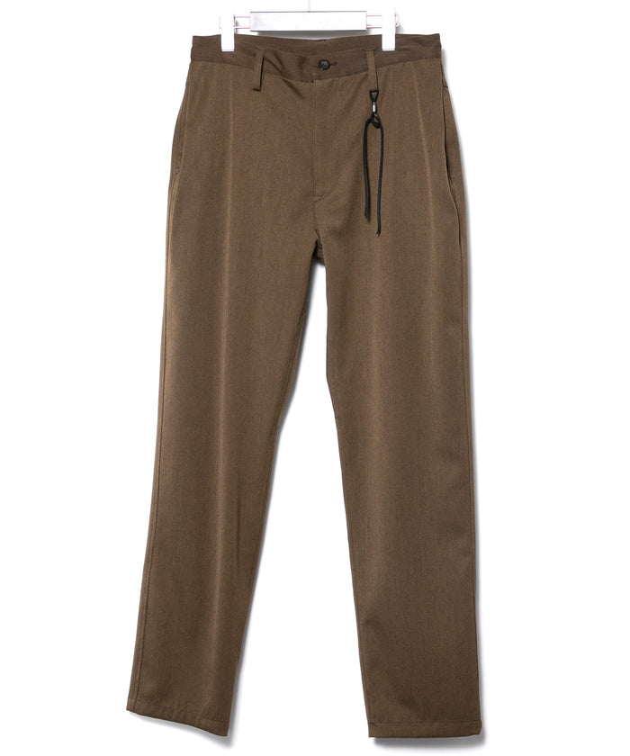 高密度 ウール ポリエチレン ウォッシャブル ツイル チノパンツ - KHAKI