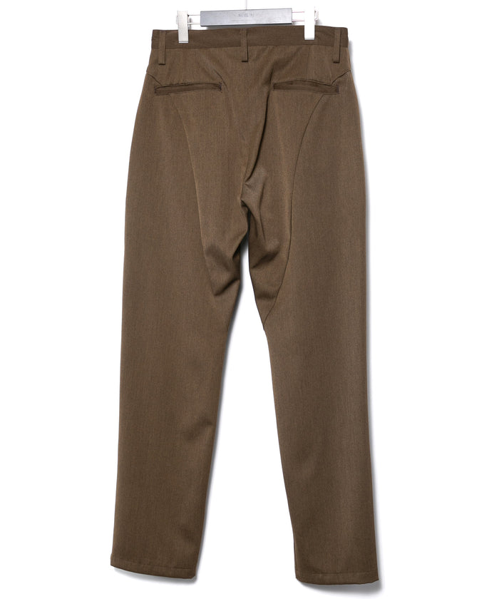 高密度 ウール ポリエチレン ウォッシャブル ツイル チノパンツ - KHAKI