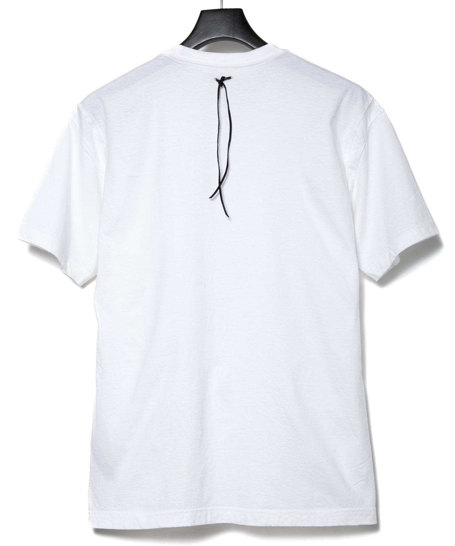 画像をギャラリービューアに読み込む, 30/-ナチュラルソフト天竺 胸ポケット クルーネック Tシャツ（ジャストフィット） - WHITE