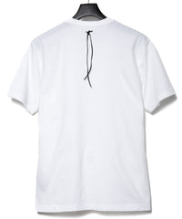 画像をギャラリービューアに読み込む, 30/-ナチュラルソフト天竺 胸ポケット クルーネック Tシャツ（ジャストフィット） - WHITE