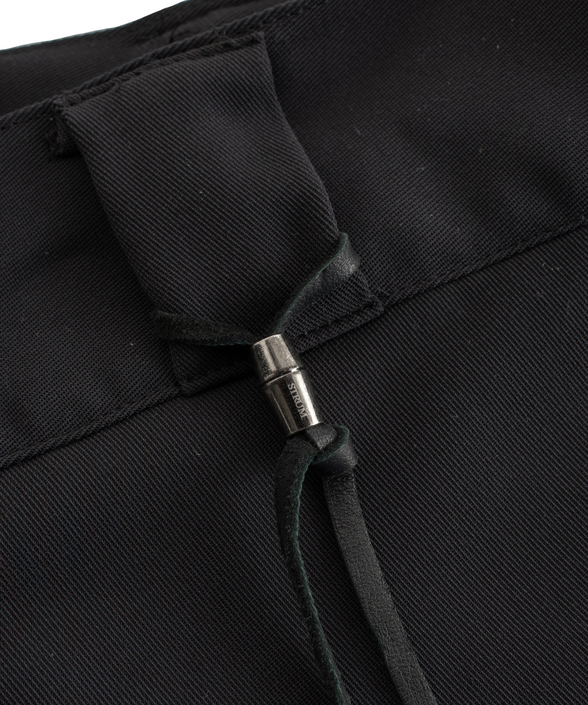 コットン ポリエステル高機能 ツイル スケーター チノパンツ - BLACK