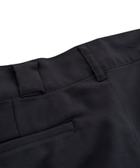 コットン ポリエステル高機能 ツイル スケーター チノパンツ - BLACK