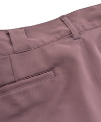 コットン ポリエステル高機能 ツイル スケーター チノパンツ - PLUM