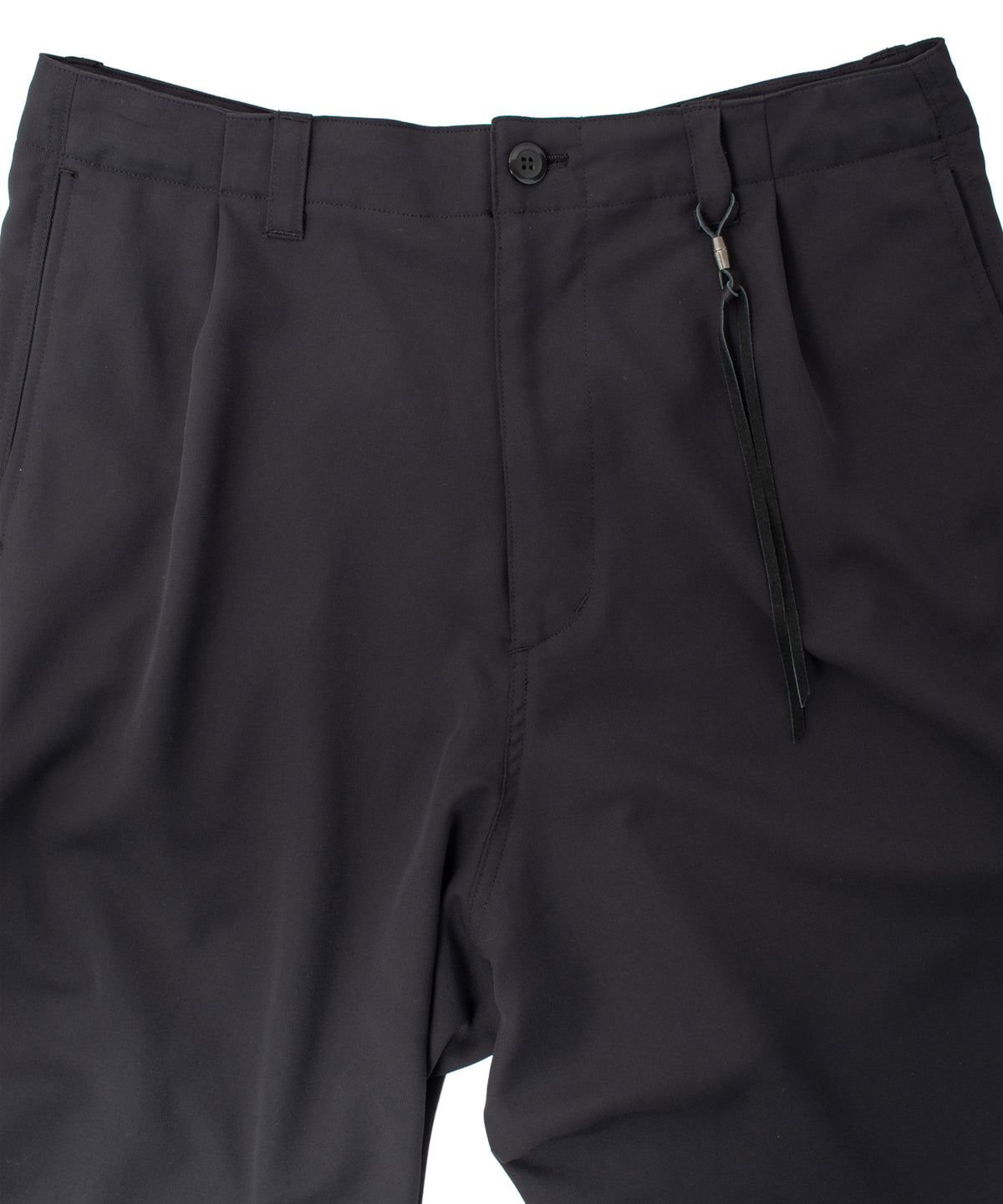 コットン ポリエステル高機能 ツイル リバース パジャマパンツ - BLACK
