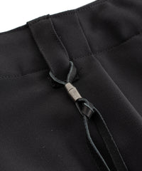コットン ポリエステル高機能 ツイル リバース パジャマパンツ - BLACK