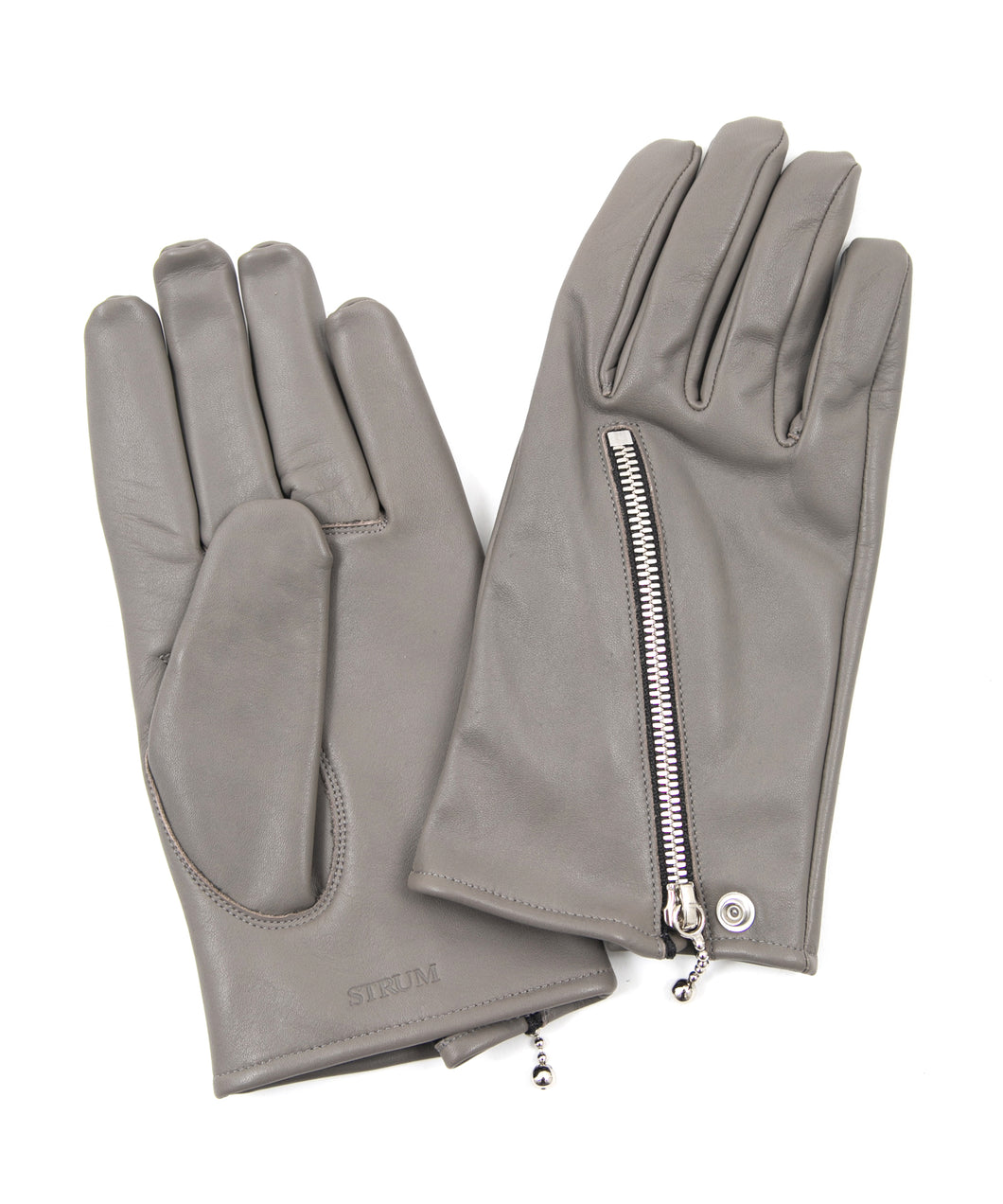 Chrome-tanned Steerhide HIGH GEAR 2 W Riders Gloves - GRAY