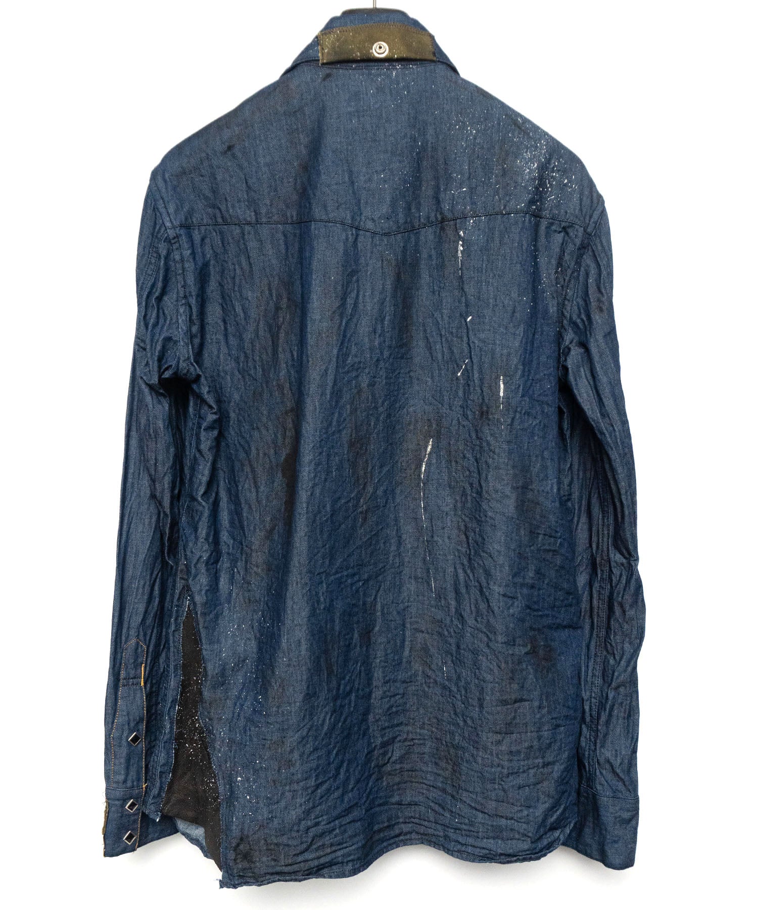 Load image into Gallery viewer, 【直営限定】6oz オーガニックコットン リメイク デニム ウエスタンシャツ  - 6 (XL) size