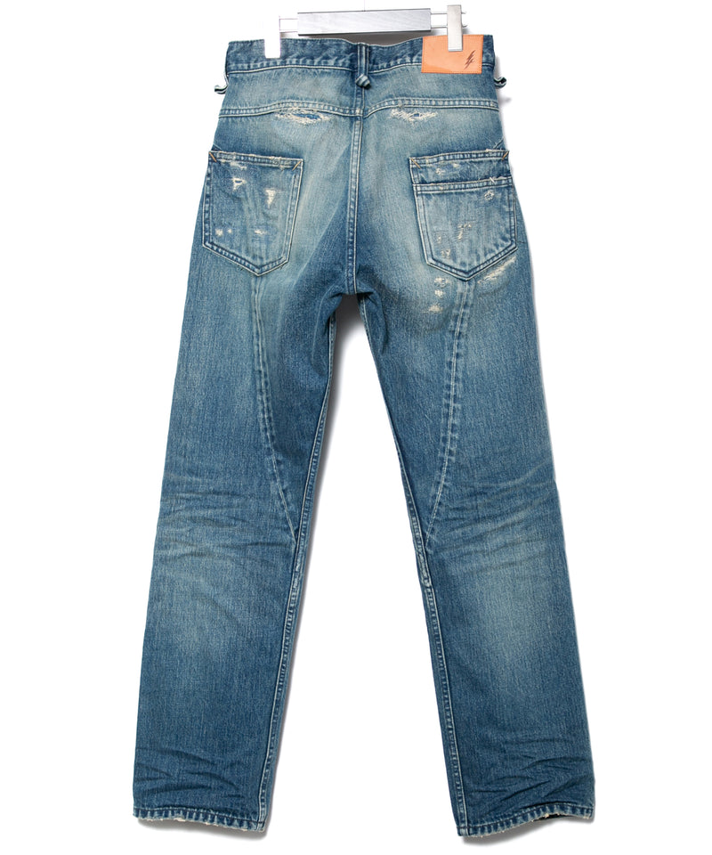 14oz ディープブルー ヘビーセルヴィッチ デニム 1977 レギュラー 