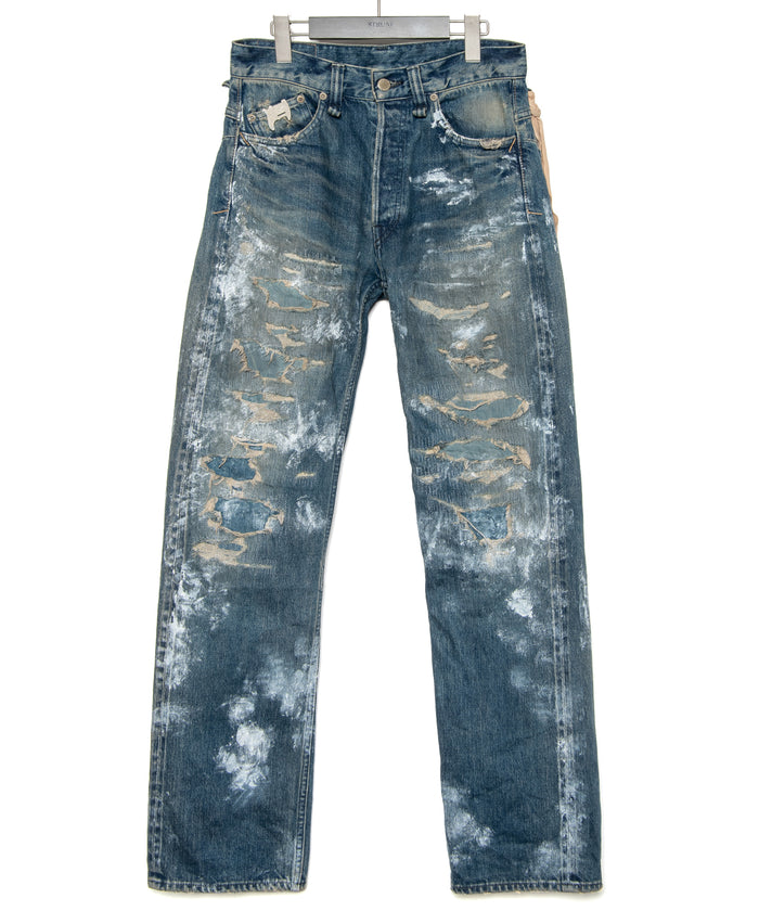 14oz Deep Blue Heavy Selvage Denim Regular Straight Jeans – Painter Indigo