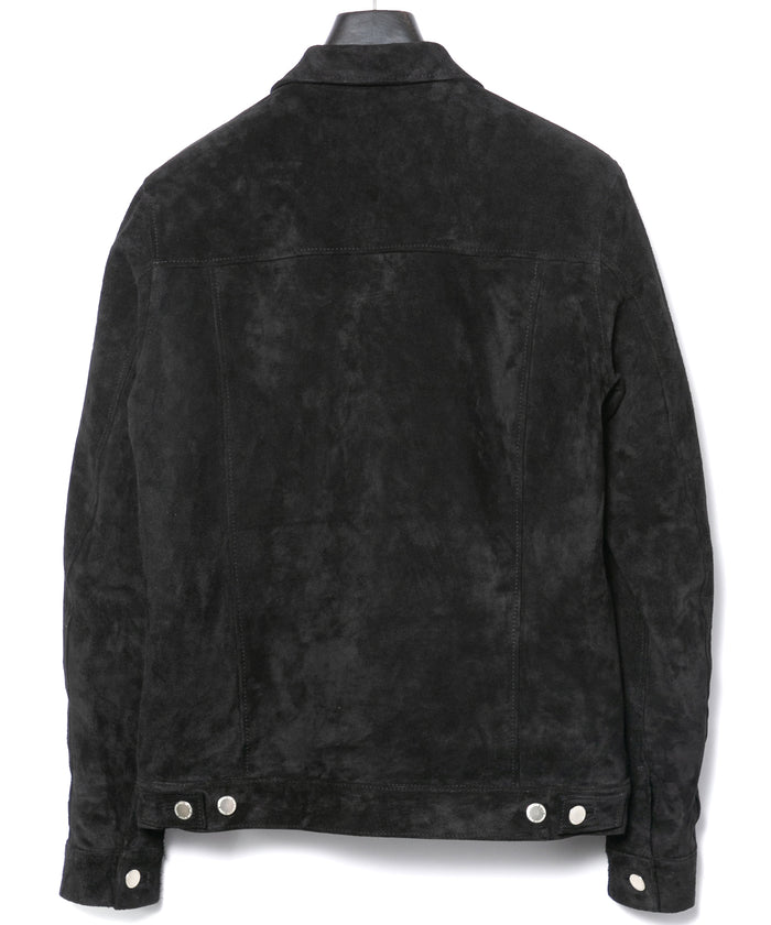 オイルカーフスエード DEAN ORIGINAL Gジャン - BLACK