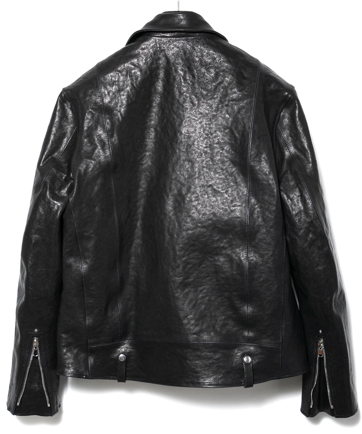 Pit Vegetable Full Tanned Shrunken Horsehide HI-FLYER Double Riders Grande Fit - BLACK