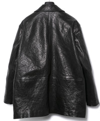 Pit Vegetable Full Tanned Shrunk Horsehide Car Coat LEFTY - BLACK