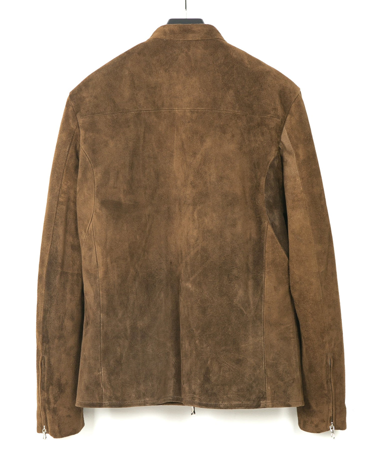 スエード ホースハイド JUDE シングルライダースジャケット - BROWN KHAKI