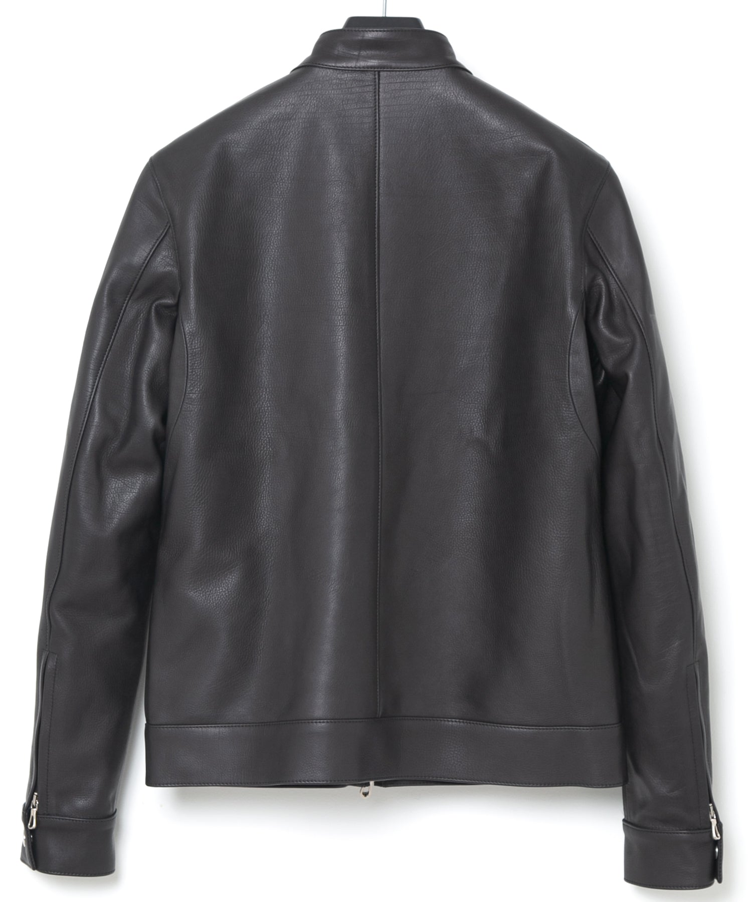 Load image into Gallery viewer, Oil Calfskin LUCA Single Riders Jacket - BLACK