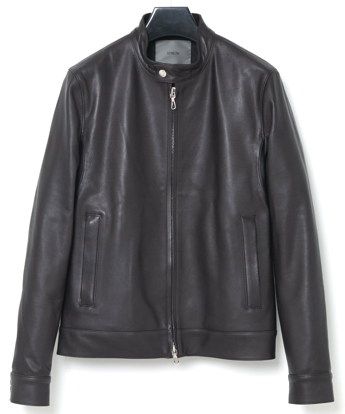 オイルカーフ LUCA シングルライダースジャケット - BLACK