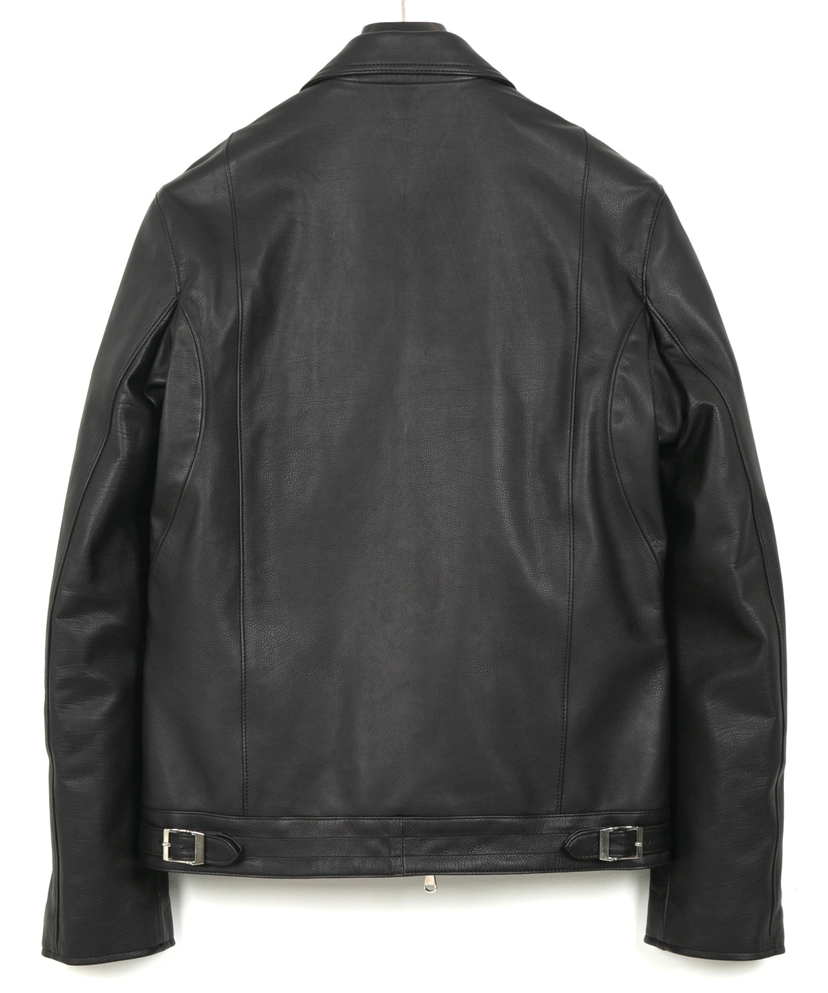 オイルカーフ SPEEDER ダブルライダースジャケット - BLACK