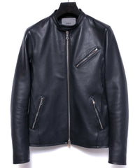 Oil Calfskin SLATER Single Riders - BLACK