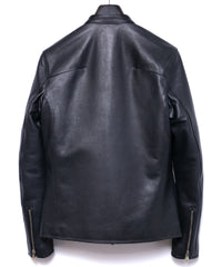 Oil Calfskin SLATER Single Riders - BLACK