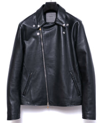 Oil Calfskin TRIGGER Double Riders - BLACK