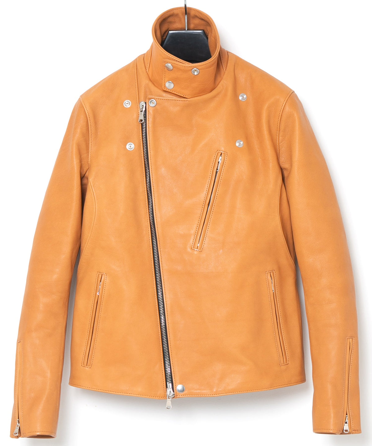 フルタンニン バッファロースキン BIRD MAN ダブルライダースジャケット - NATURAL