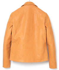 フルタンニン バッファロースキン BIRD MAN ダブルライダースジャケット - NATURAL